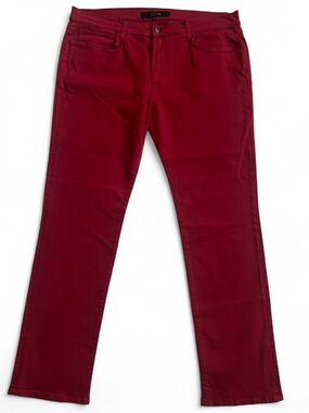 Joe’s Jeans Brixton Straight + Narrow Red Jeans W40